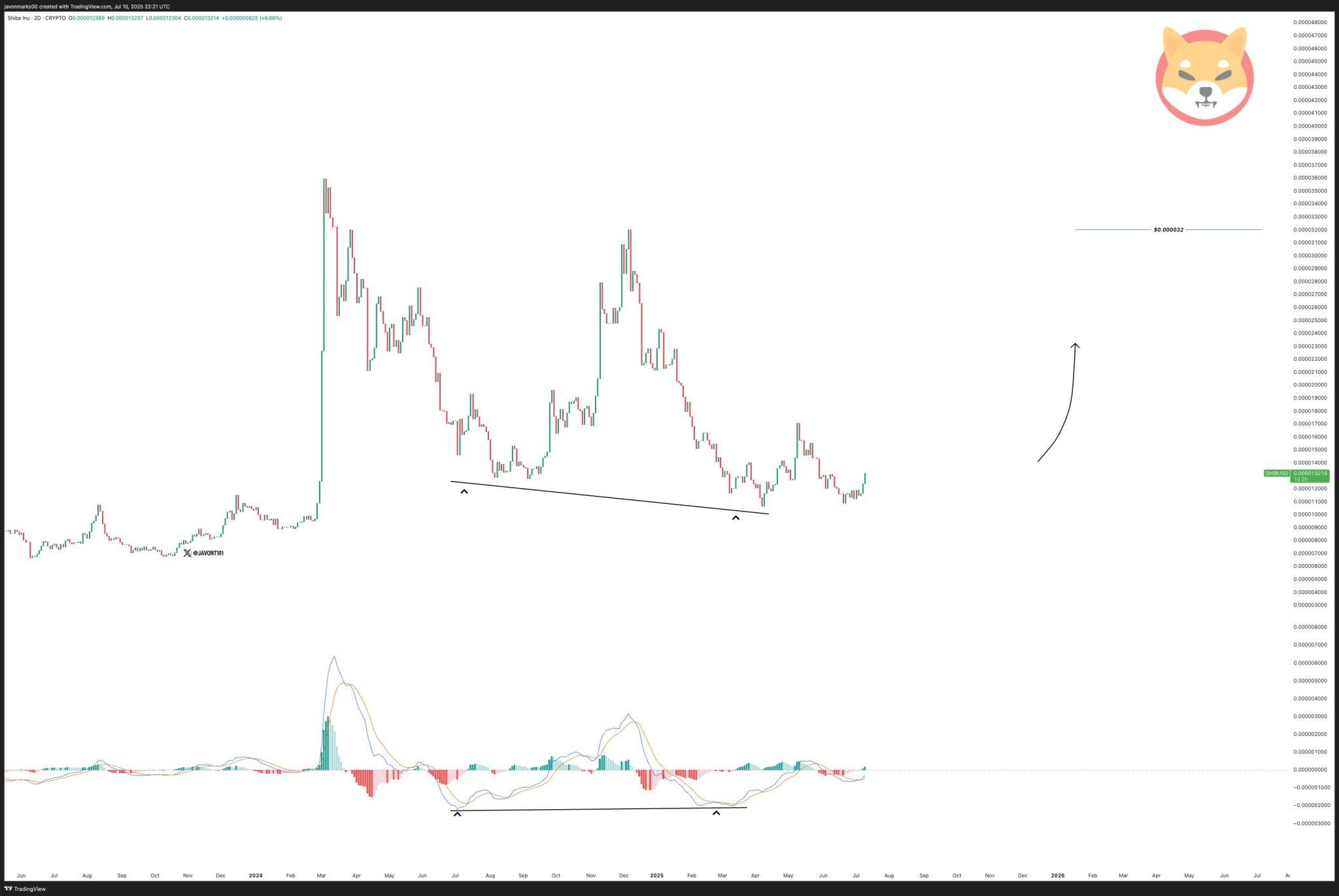 Previous Shiba Inu chart