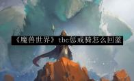 《魔兽世界》tbc惩戒骑怎么回蓝