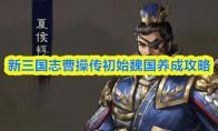 新三国志曹操传初始魏国养成攻略