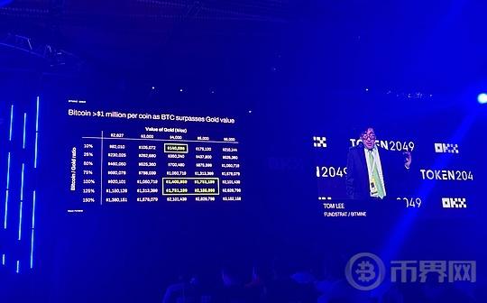 Tom Lee新加坡TOKEN 2049演讲：以太坊将成为华尔街数字资产市场构建最大受益者