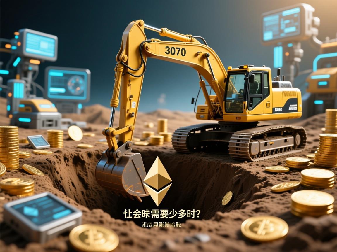 3070挖一个以太坊需要多久