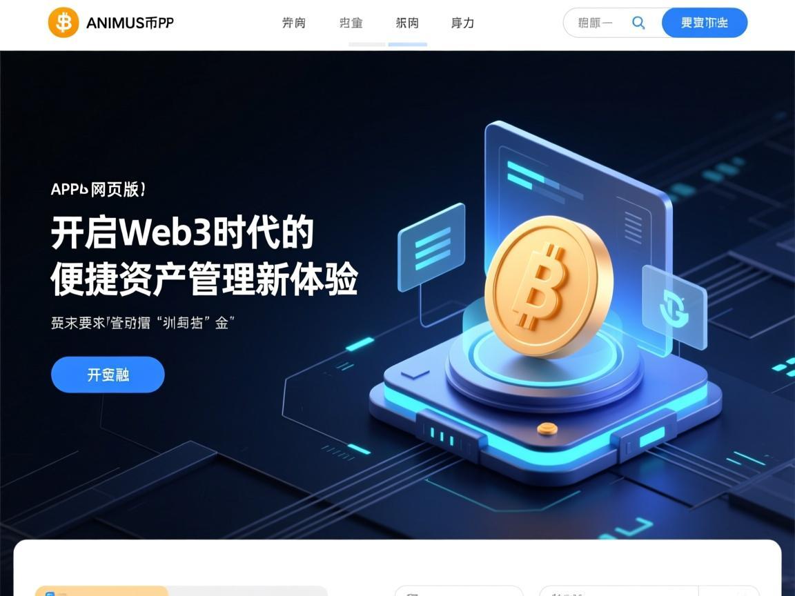 ANIMUS币APP网页版，开启Web3时代的便捷资产管理新体验