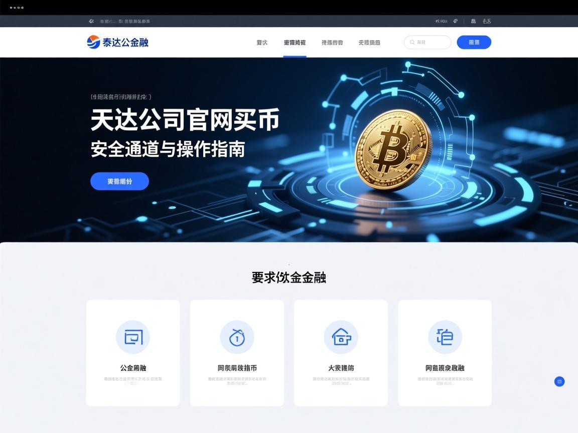 泰达公司官网买币，安全通道与操作指南