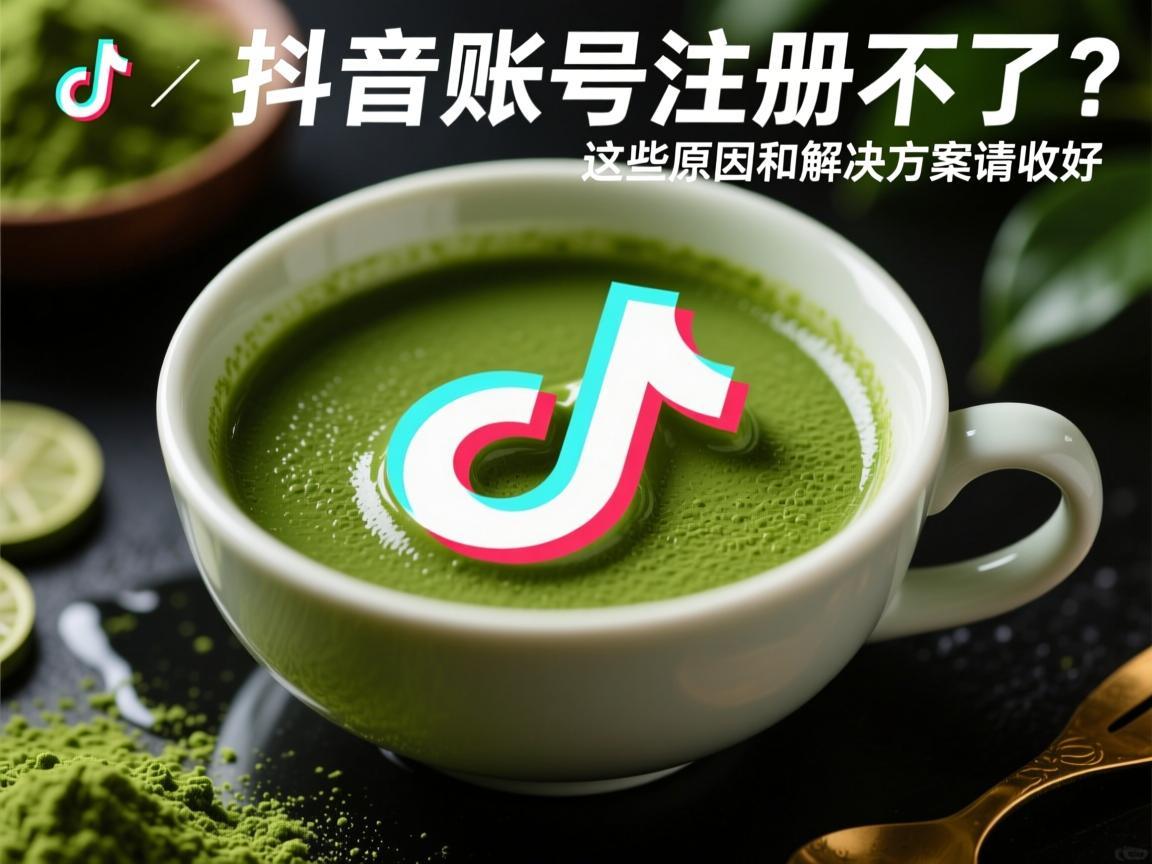 抹茶抖音账号注册不了？这些原因和解决方案请收好