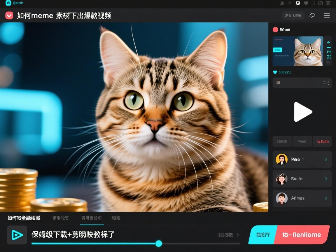 如何用猫meme素材剪出爆款视频？保姆级下载+剪映教程来了