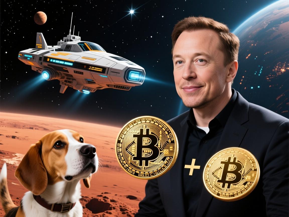 当星际飞船遇上狗狗币，马斯克的火星梦与加密货币的宇宙级试验