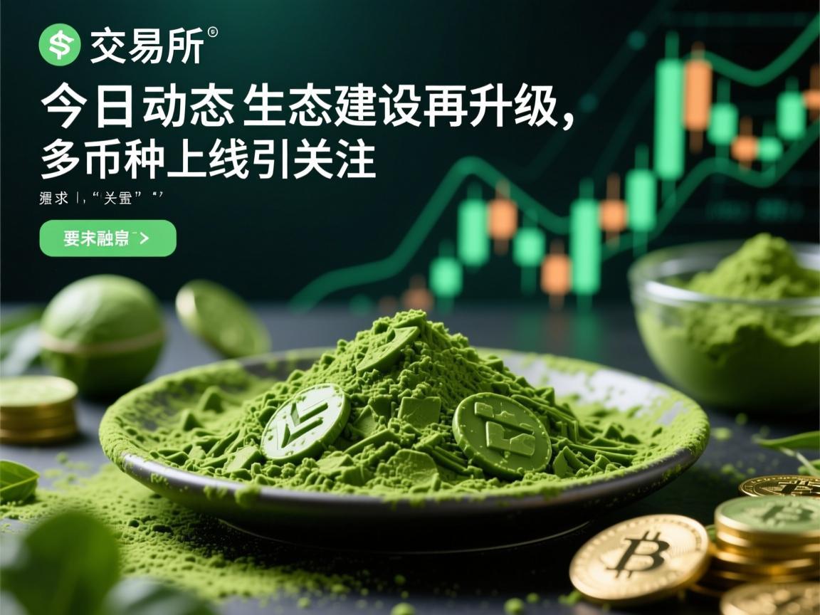 抹茶交易所今日动态，生态建设再升级，多币种上线引关注