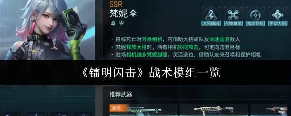 镭明闪击 战术模组一览