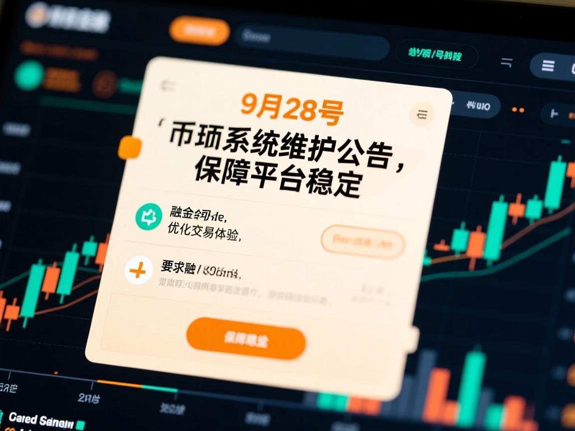 9月28号币安系统维护公告，优化交易体验，保障平台稳定
