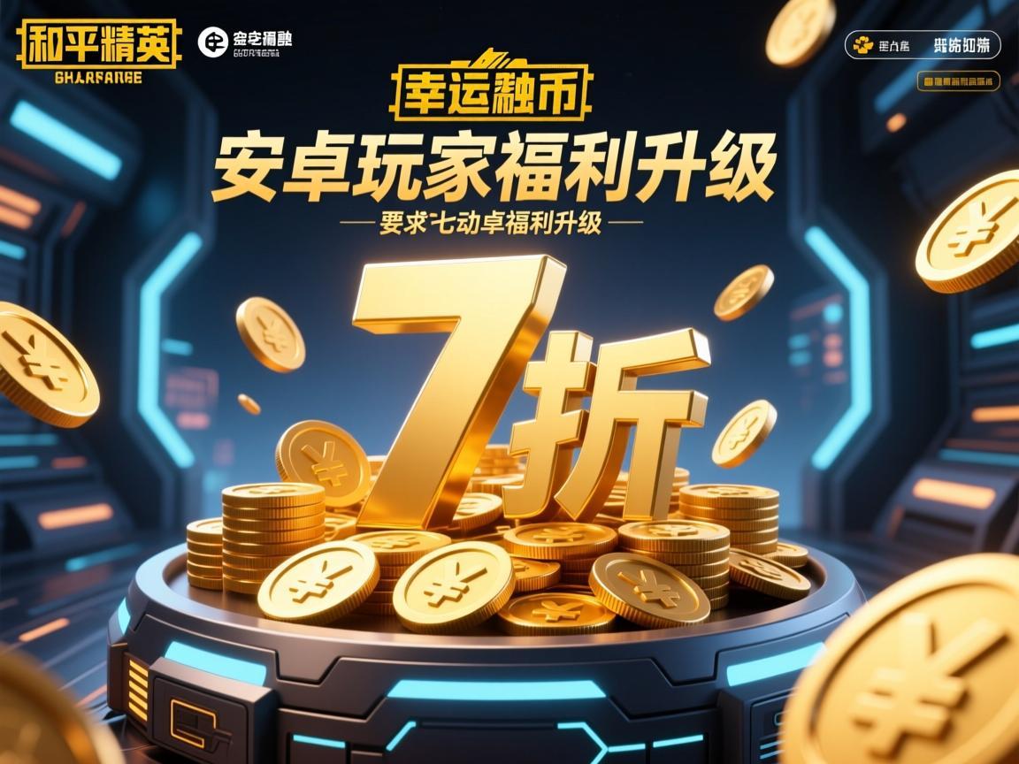 和平精英幸运币七折活动来袭，安卓玩家福利升级