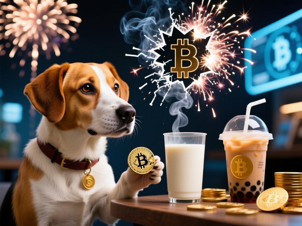 狗狗币买奶茶，一场加密货币的破圈烟火