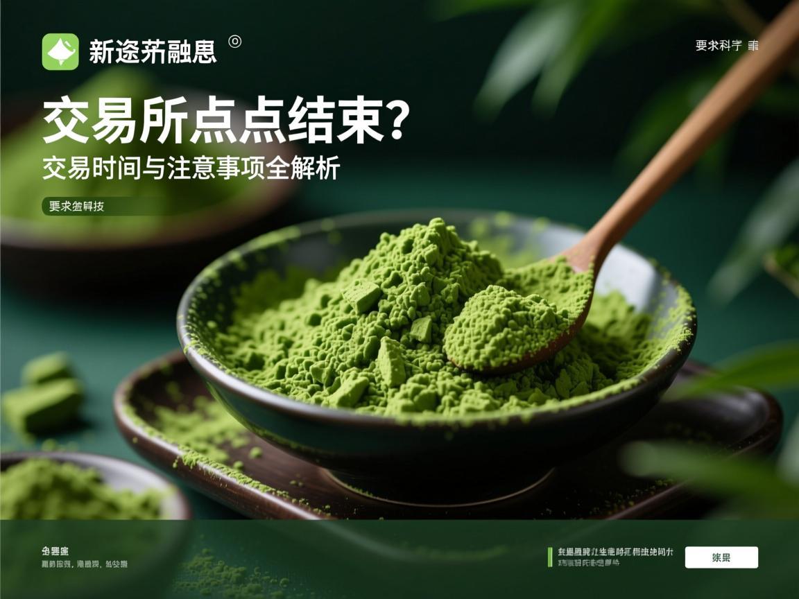 抹茶交易所几点结束 交易时间与注意事项全解析