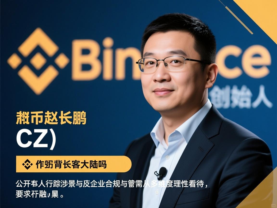 关于币安赵长鹏在大陆吗这一话题，需结合公开信息与合规背景客观分析。赵长鹏（CZ）作为币安（Binance）创始人，其个人行踪涉及企业合规与监管敏感问题，需从多维度理性看待