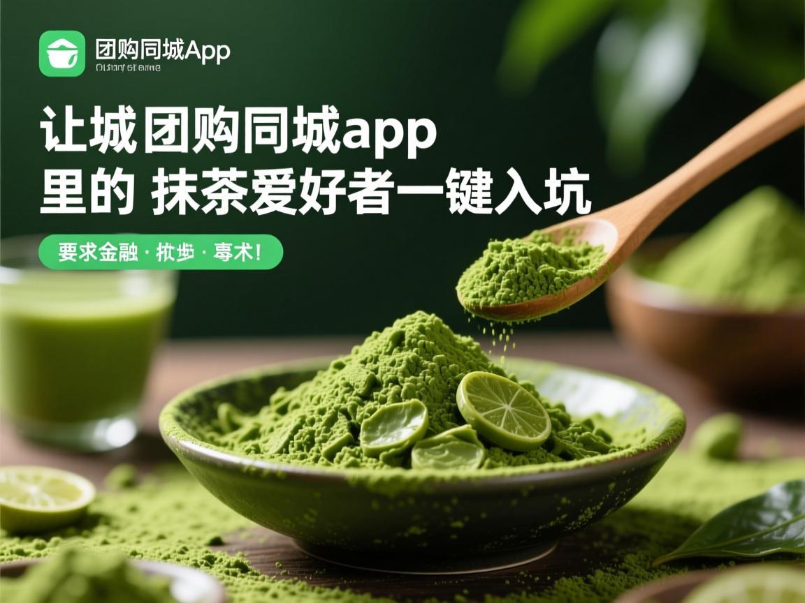 抹茶团购同城app，让城市里的抹茶爱好者一键入坑