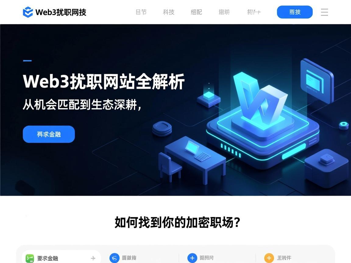 Web3求职网站全解析，从机会匹配到生态深耕，如何找到你的加密职场