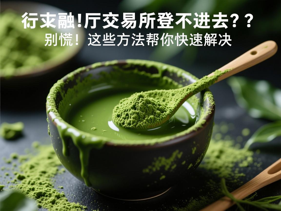 抹茶交易所登不进去 别慌！这些方法帮你快速解决
