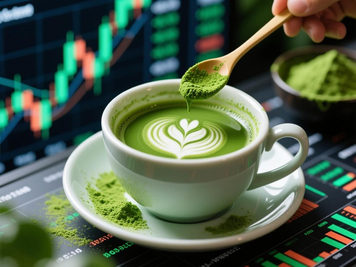 当抹茶遇上交易所，一杯绿意里的数字新风潮