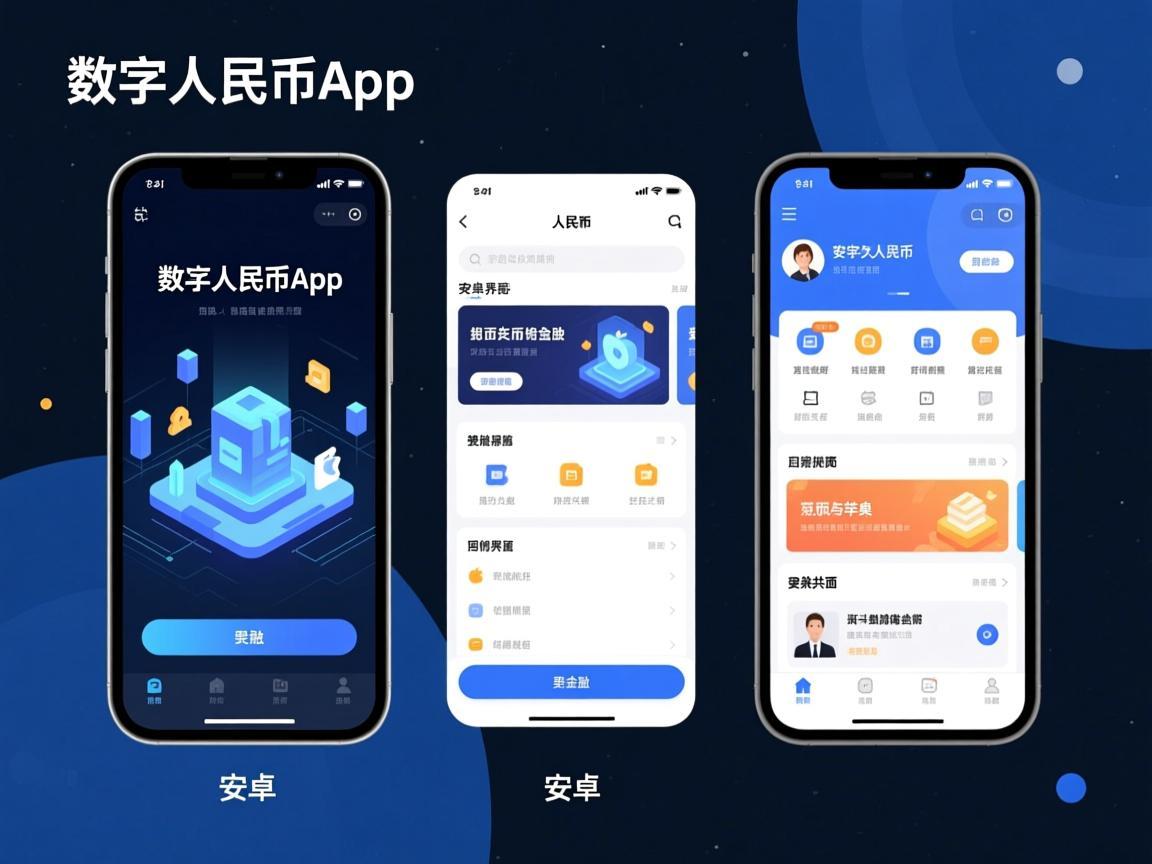 数字人民币App，安卓与苹果界面的共通与差异