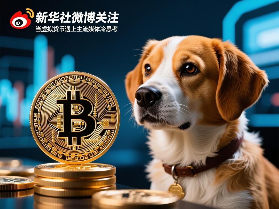 新华社微博关注狗狗币，当虚拟货币遇上主流媒体的冷思考