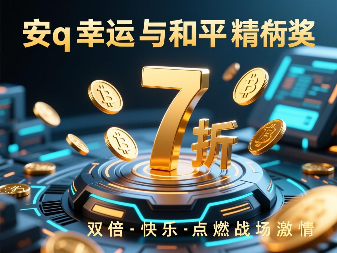 安q幸运币与和平精英7折，双倍快乐，点燃战场激情