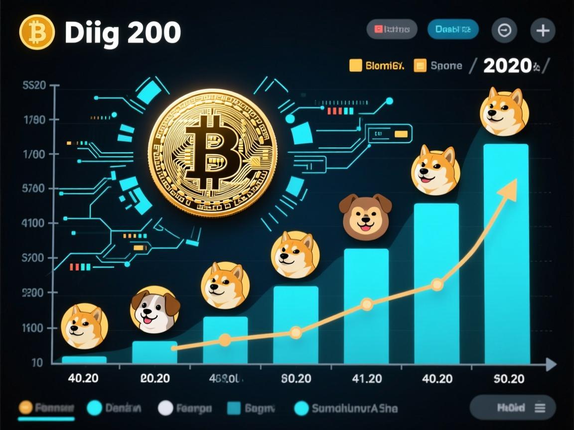 狗狗币2020年趋势图，从迷因到现象的跃迁