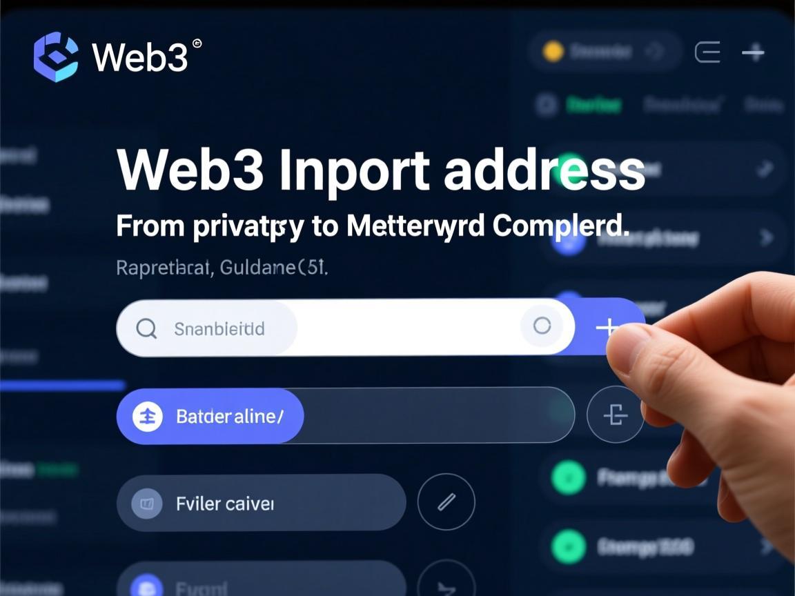 Web3如何导入地址，从私钥到助记词的完整指南