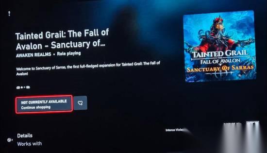 老滚Like特别好评!Xbox商店曝光 污痕圣杯 阿瓦隆的陨落 DLC
