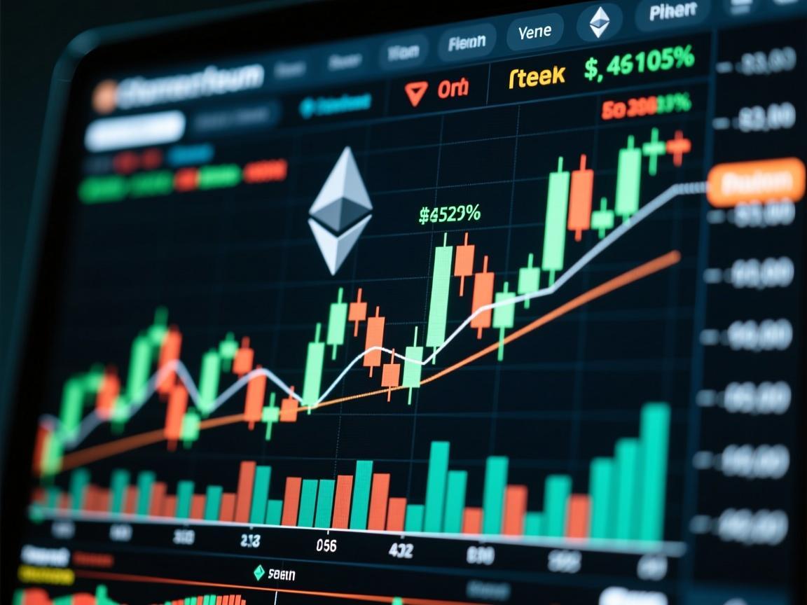 以太坊价格美元走势最新图，震荡格局中的技术信号与市场情绪