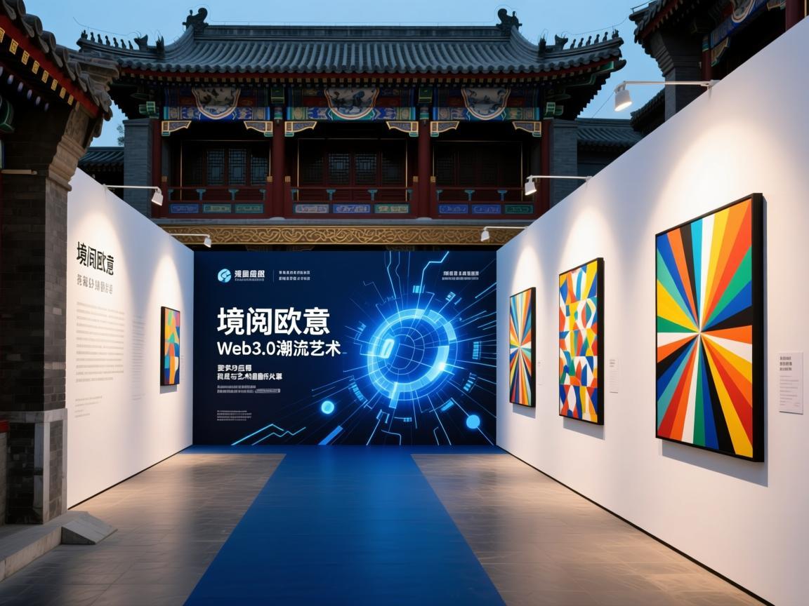 境阅欧意，Web3.0潮流艺术展在隆福寺9楼启幕，科技与艺术碰撞新火花