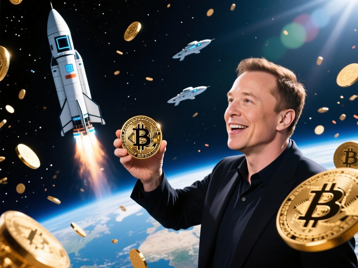 马斯克送狗狗币上天，一场太空冒险与加密货币的狂欢