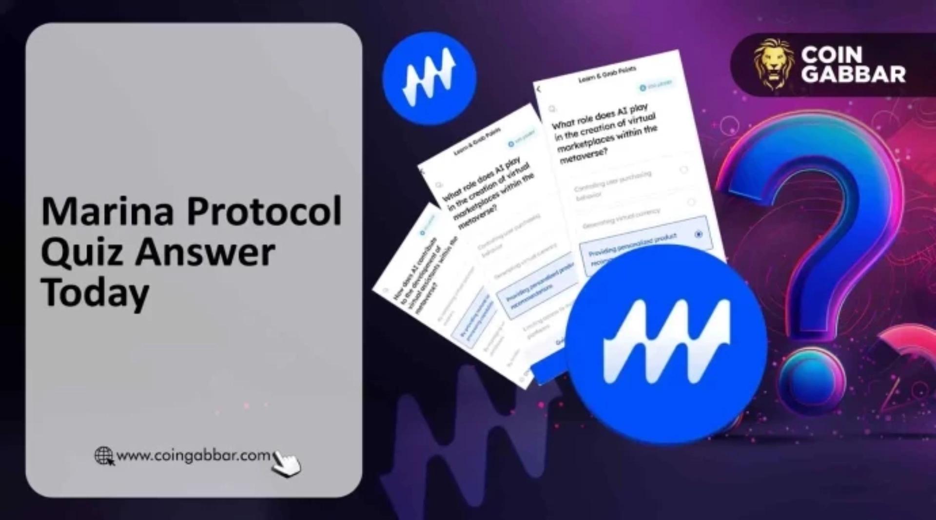 Marina Protocol每日问答 2026年1月8日：赢取金币