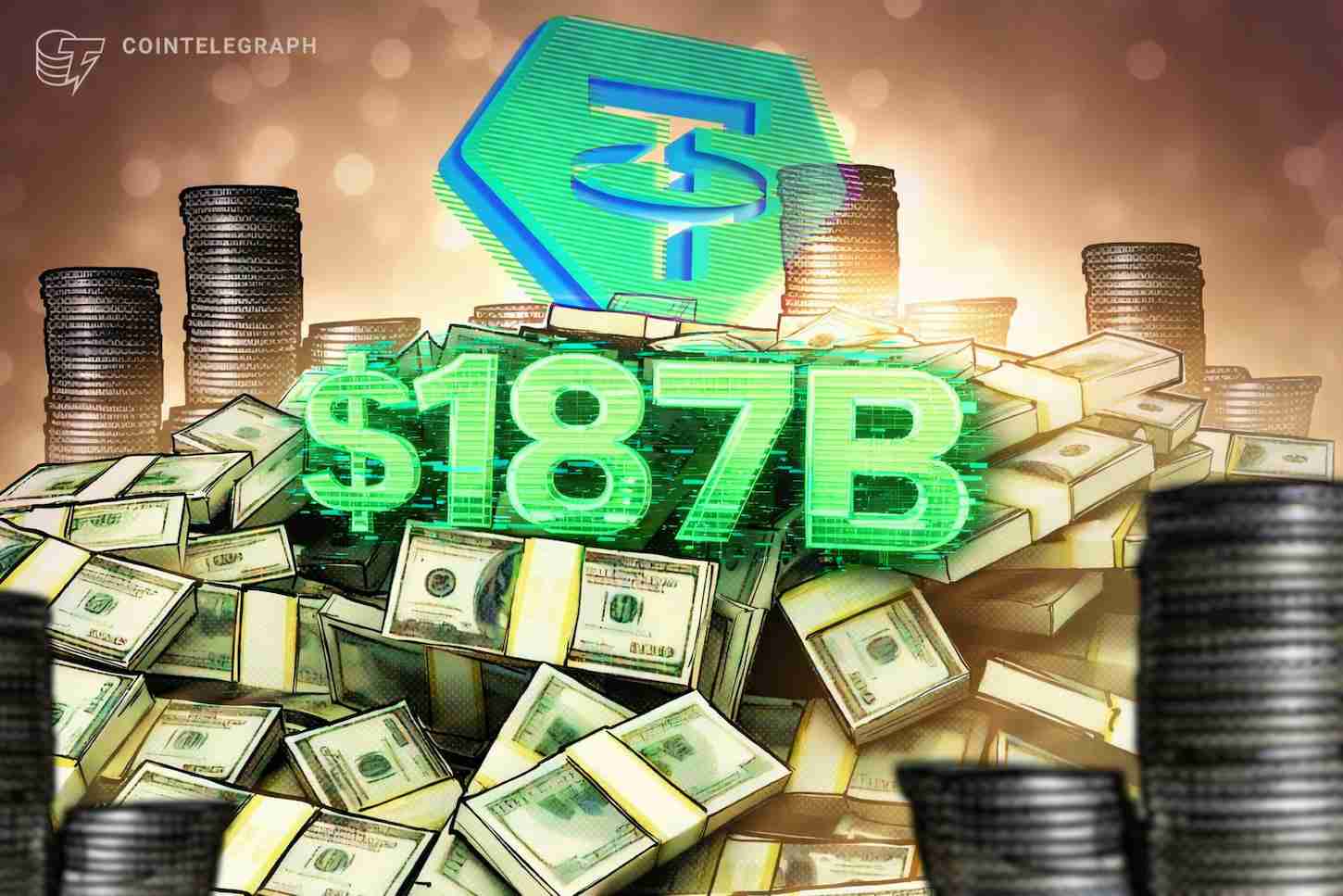 尽管加密市场低迷，泰达币（USDT） 在第四季度市值仍创下 1870 亿美元的历史新高