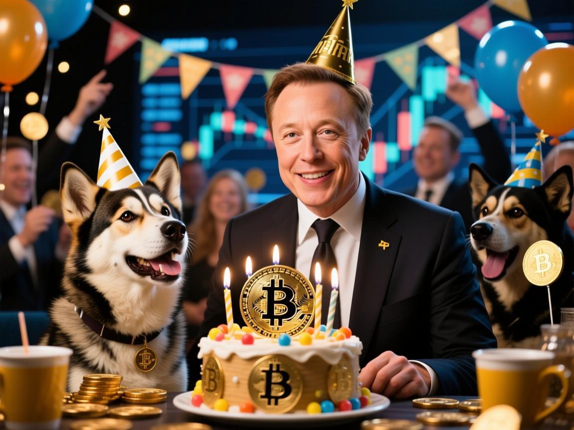 马斯克生日与狗狗币，一场加密货币的狂欢与争议