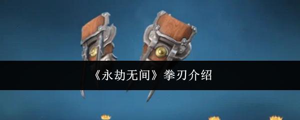 永劫无间 拳刃介绍
