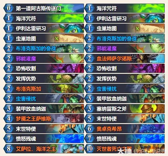 炉石传说amz8 1兆示瞎卡组推荐