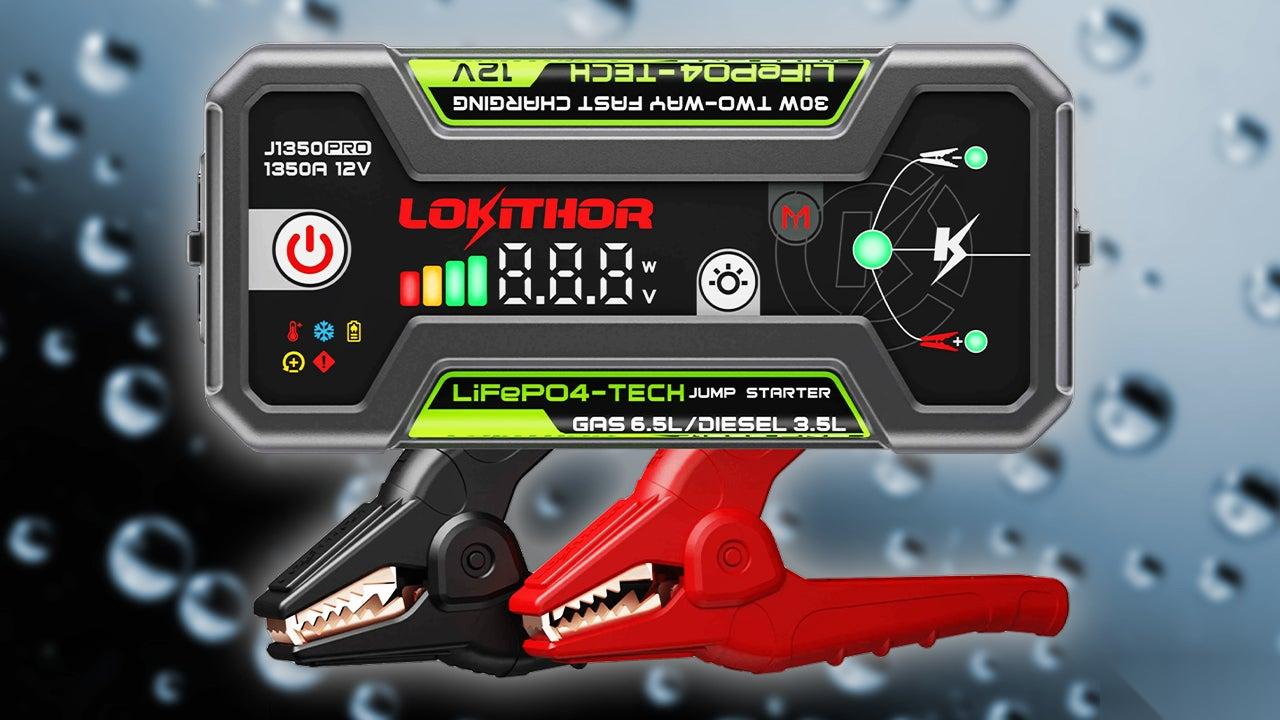 Lokithor J150 Pro无线汽车应急电源采用LiFePO4电池 售价低于50美元