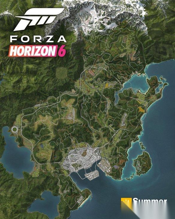 多样地形供玩家探索! 地平线 6 夏季完整地图公开