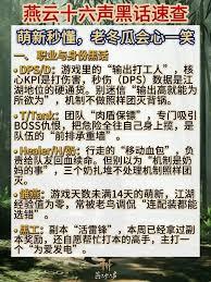 燕云十六声黑话啥意思