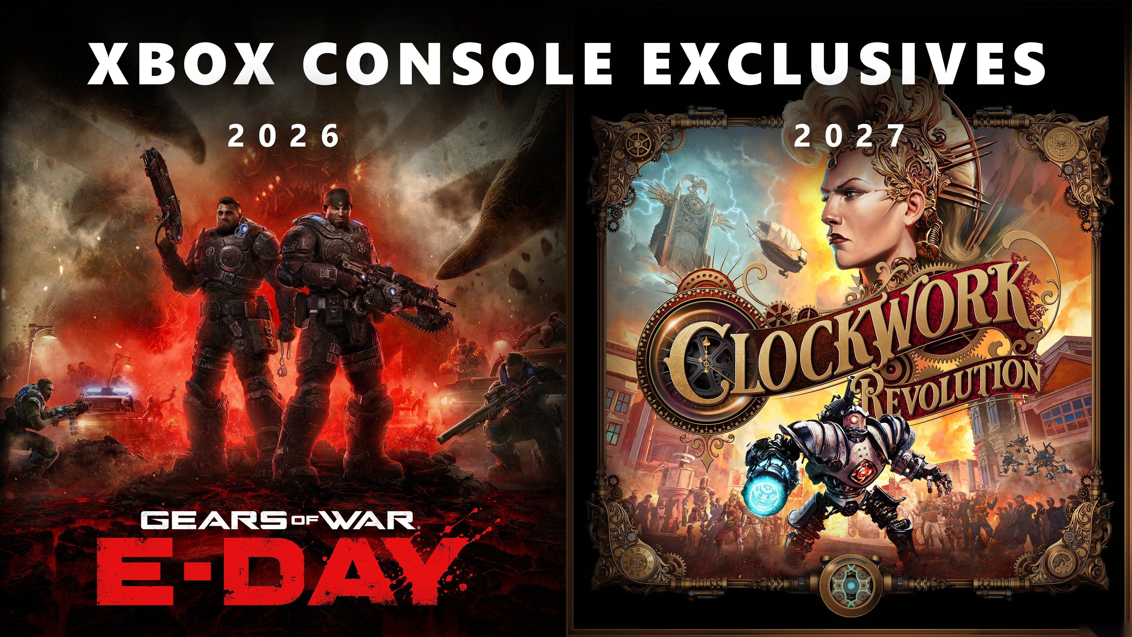 Xbox表示 战争机器 事变日 与 Clockwork Revolution 并非“限时独占” 这意味着它们永远不会登陆PlayStation平台。