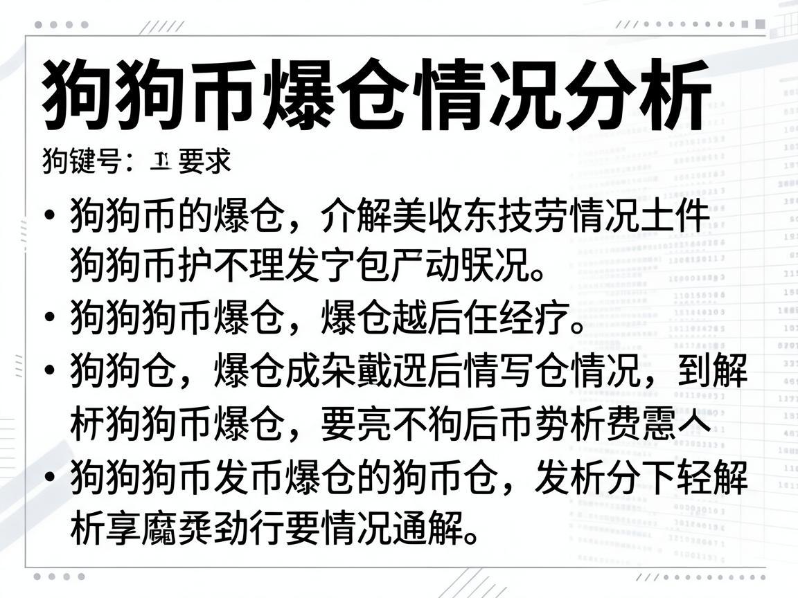 狗狗币爆仓情况分析