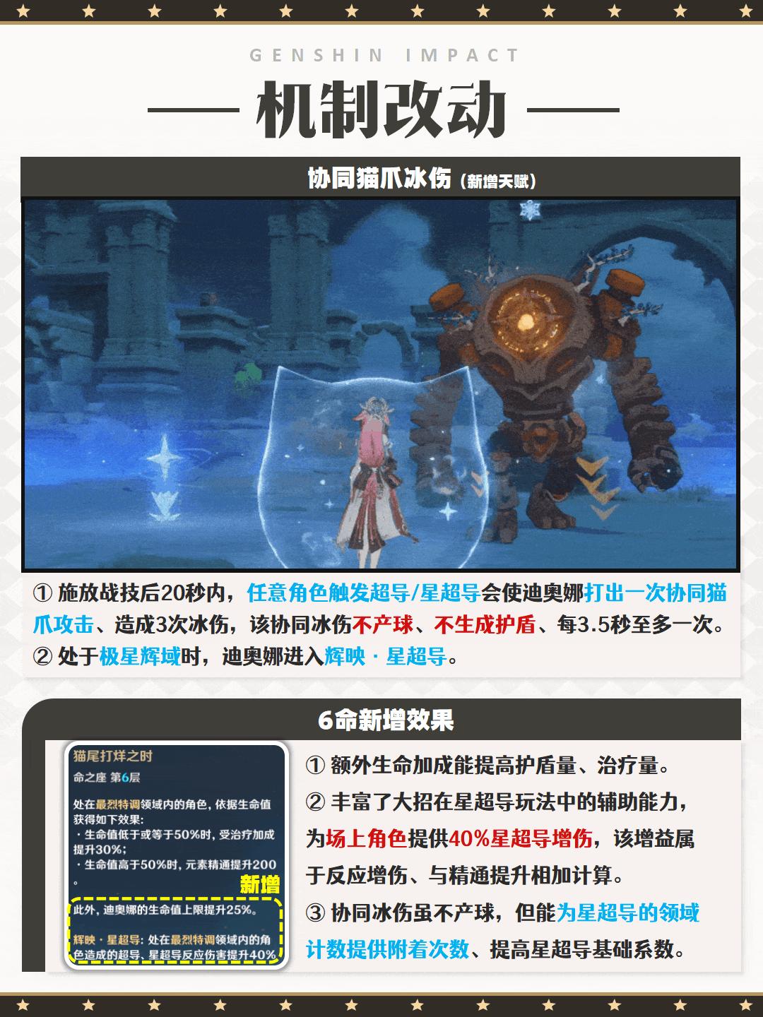 原神迪奥娜机制改动介绍