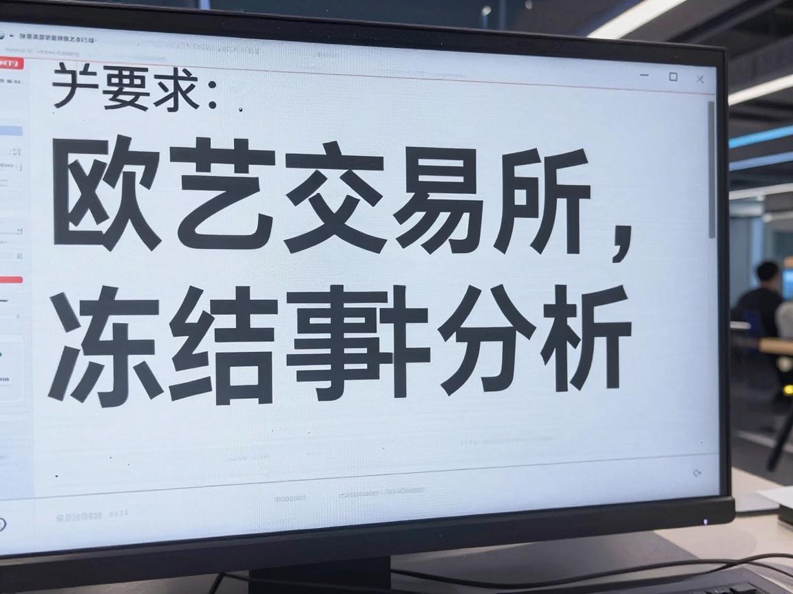 欧艺交易所冻结事件分析