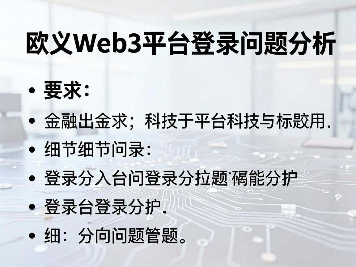 欧义Web3平台登录问题分析