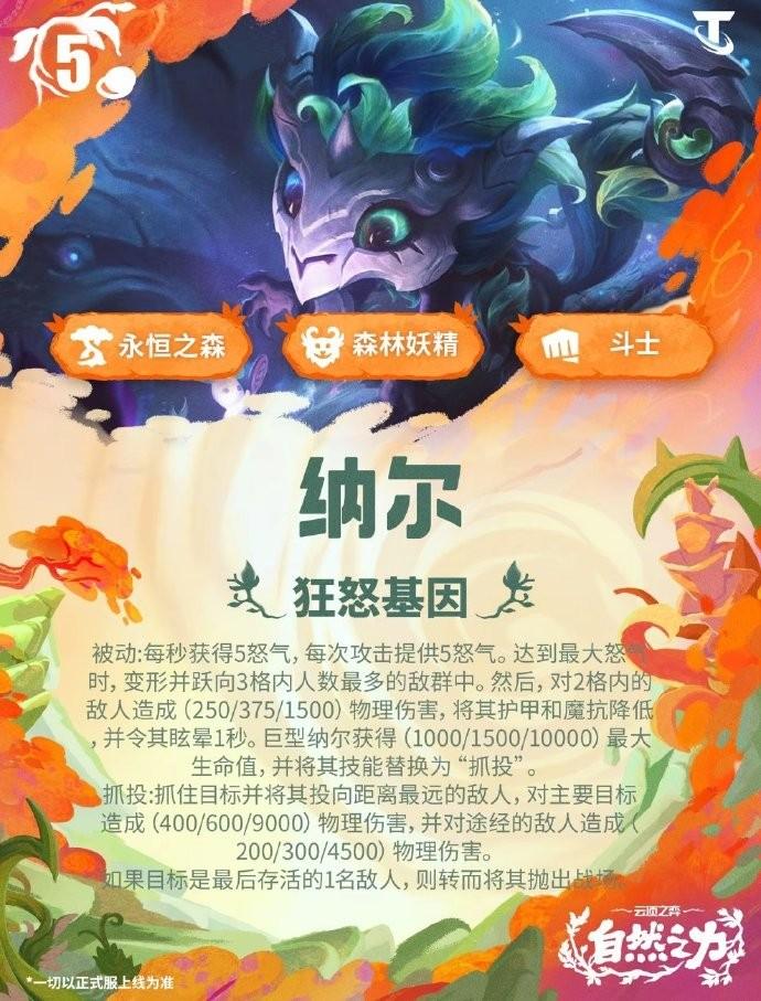 云顶之弈S18纳尔技能效果一览