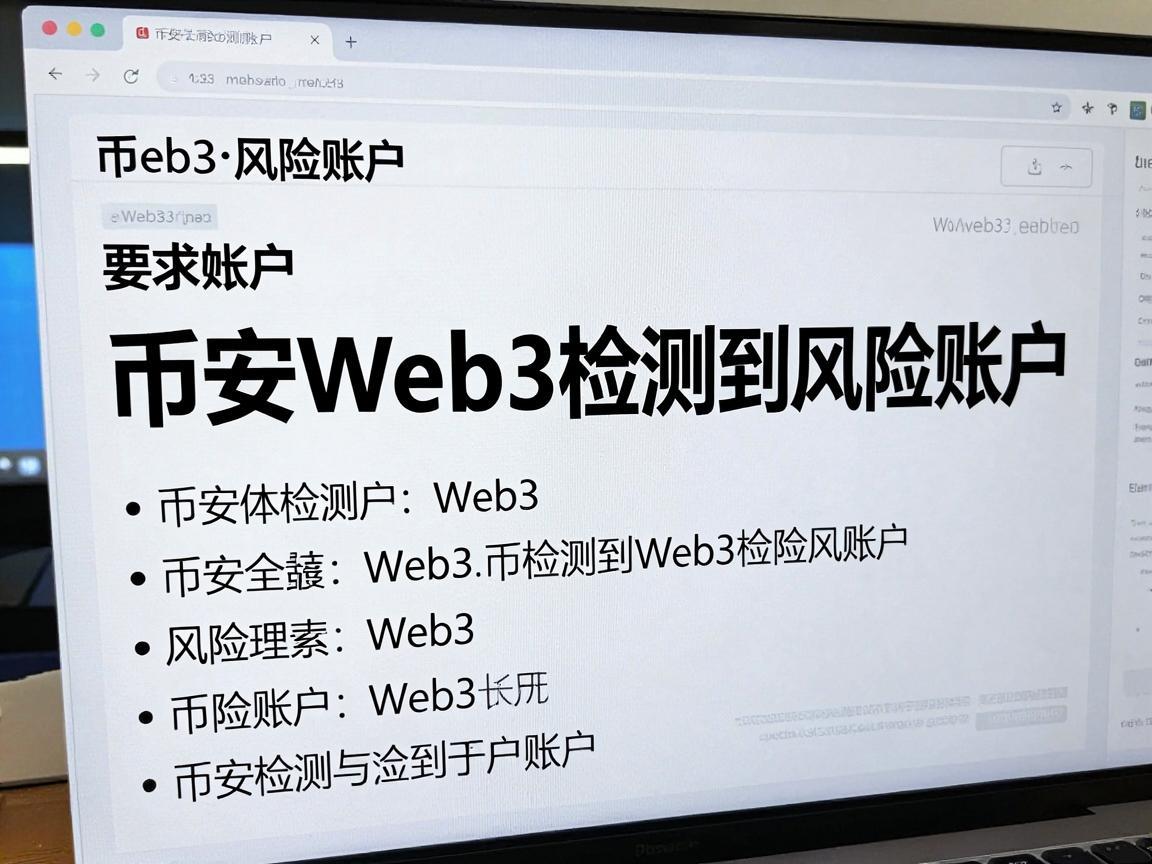 币安Web3检测到风险账户