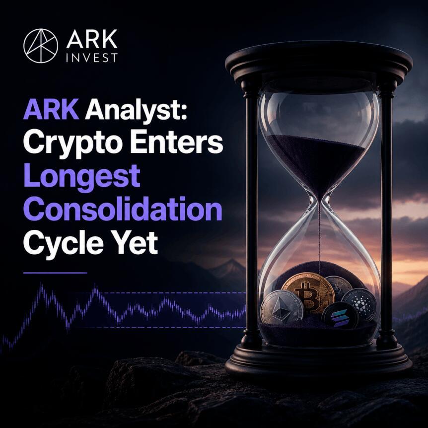 ARK分析师：加密货币进入迄今最长盘整周期