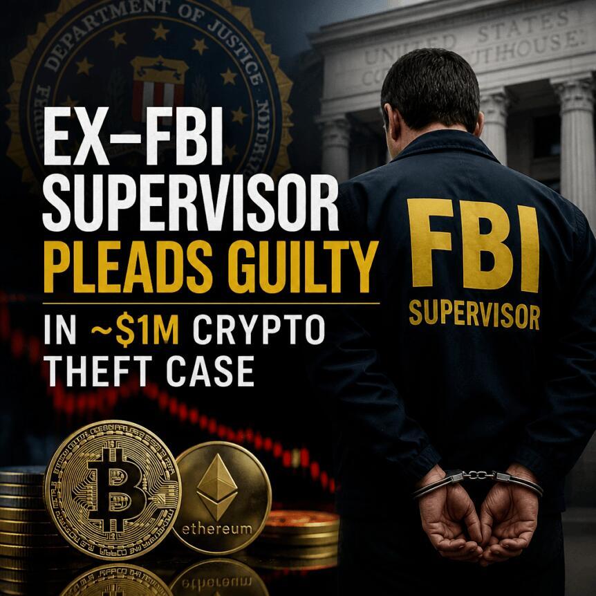 前FBI主管在约100万美元加密货币盗窃案中认罪