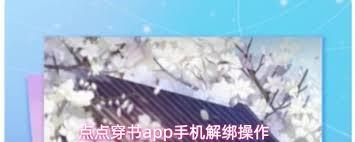 点点穿书app如何解除手机绑定